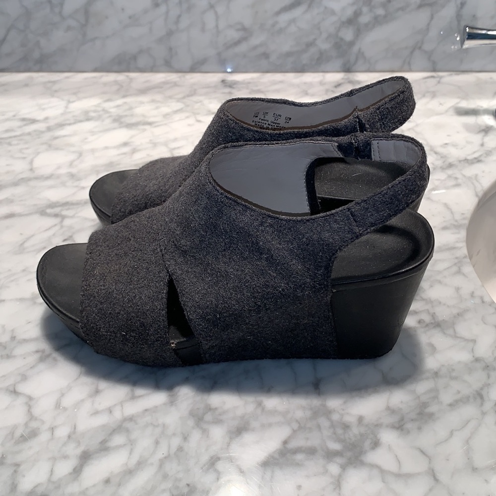 Gray Wool Wedge - image 3
